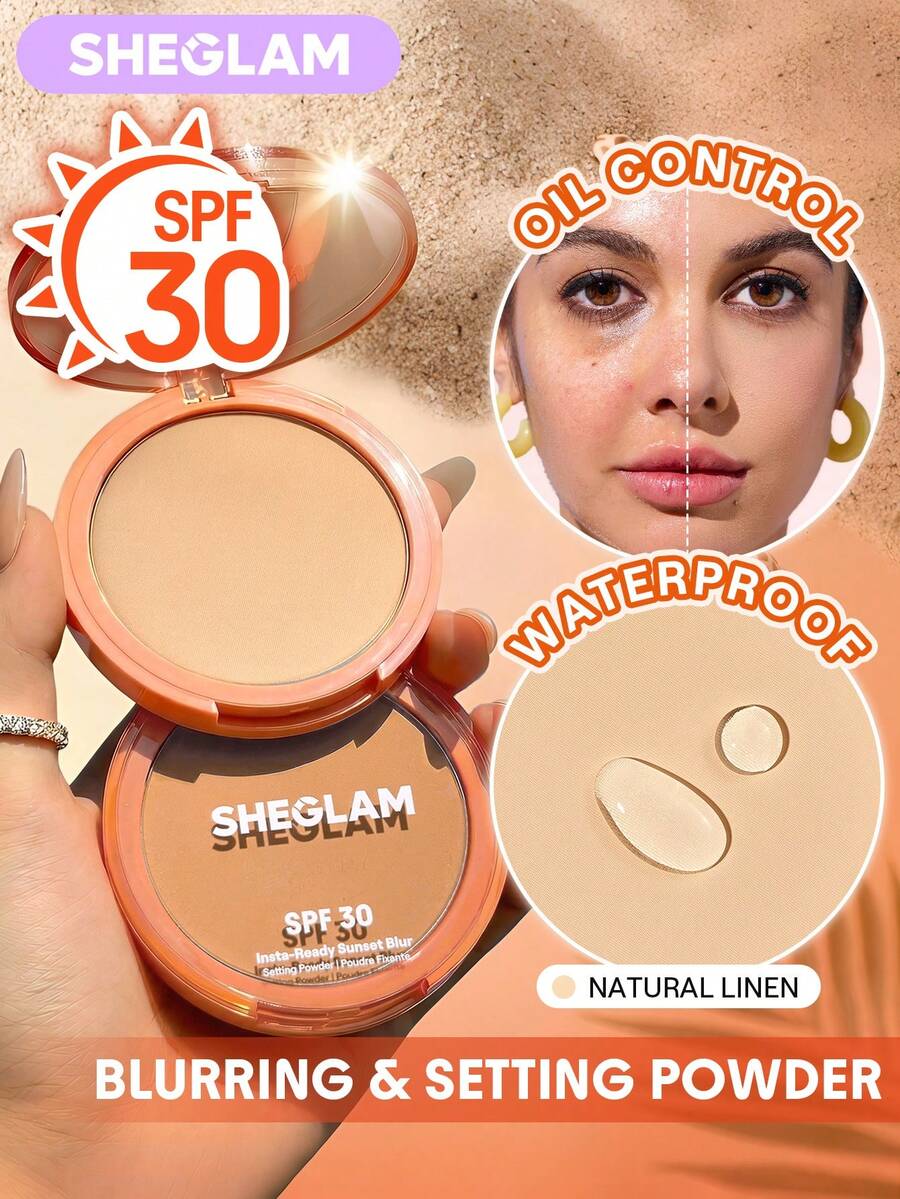 SHEGLAM Insta-Ready Sunset بودرة تثبيت بتأثير التمويه-11 Natural Linen